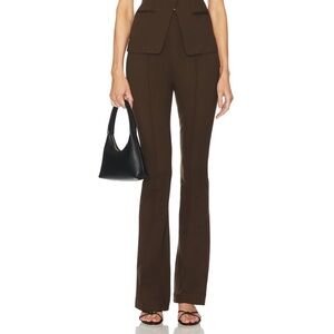 L’Academie by Marianna Benigna Trouser in Dark Brown Size Large NWT